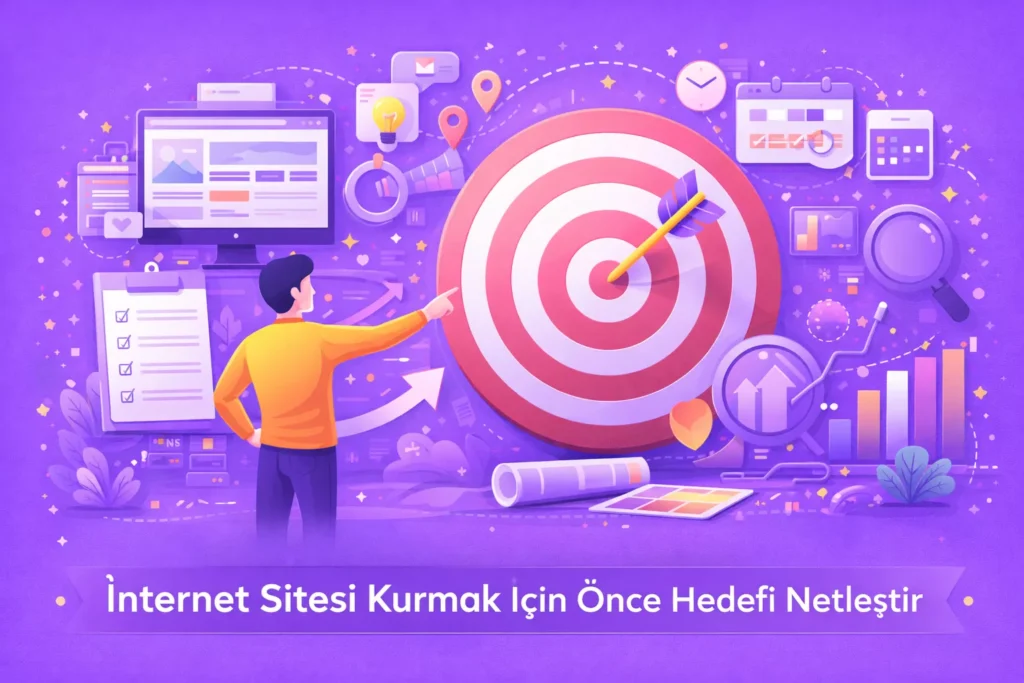 İnternet Sitesi Kurmak İçin Önce Hedefi Netleştir