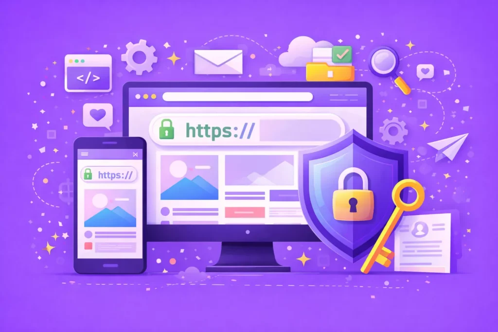 web sitesinde mutlaka https olmalı